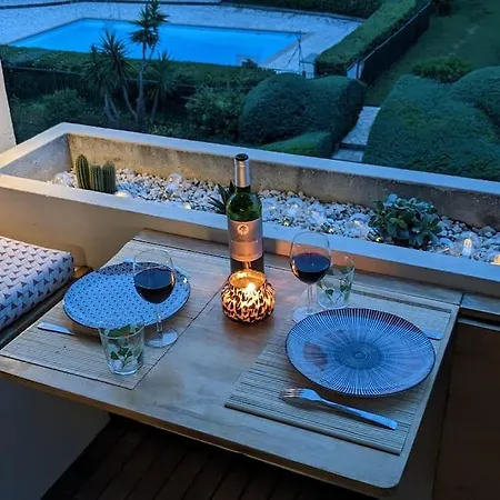 Hauteur D'antibes Maya Avec Piscine Lägenhet Antibes
